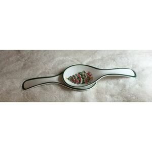 Christmas Porcelain Spoon Rest. NWOT